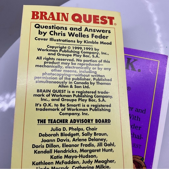 Brain Quest 6th Grade deck 1 & 2 - Picture 6 of 6